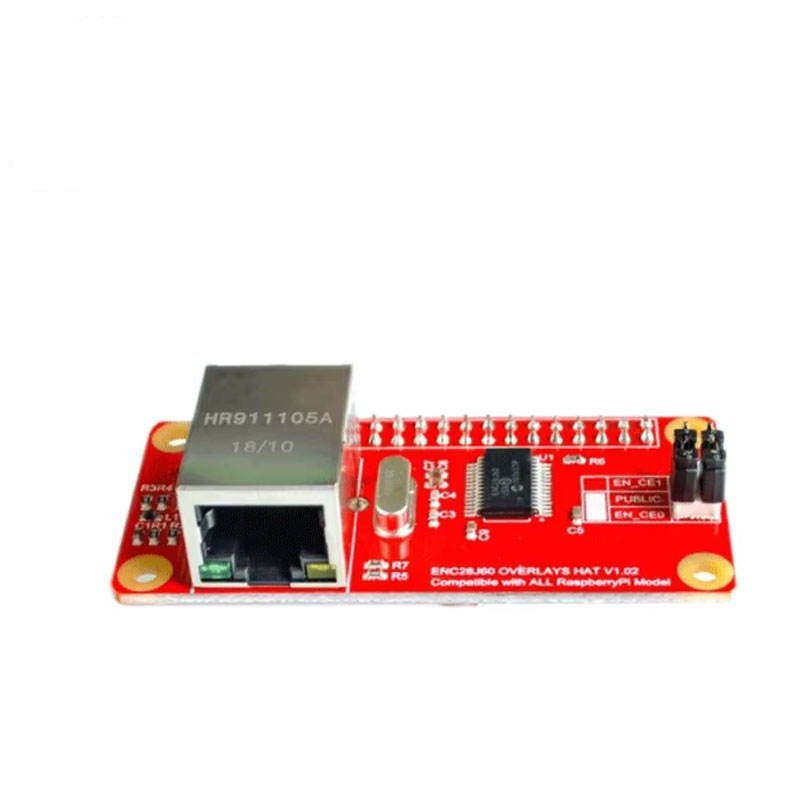 PI ZERO/ZERO W ENC28J60 Internet Module Supporting all RPI Board