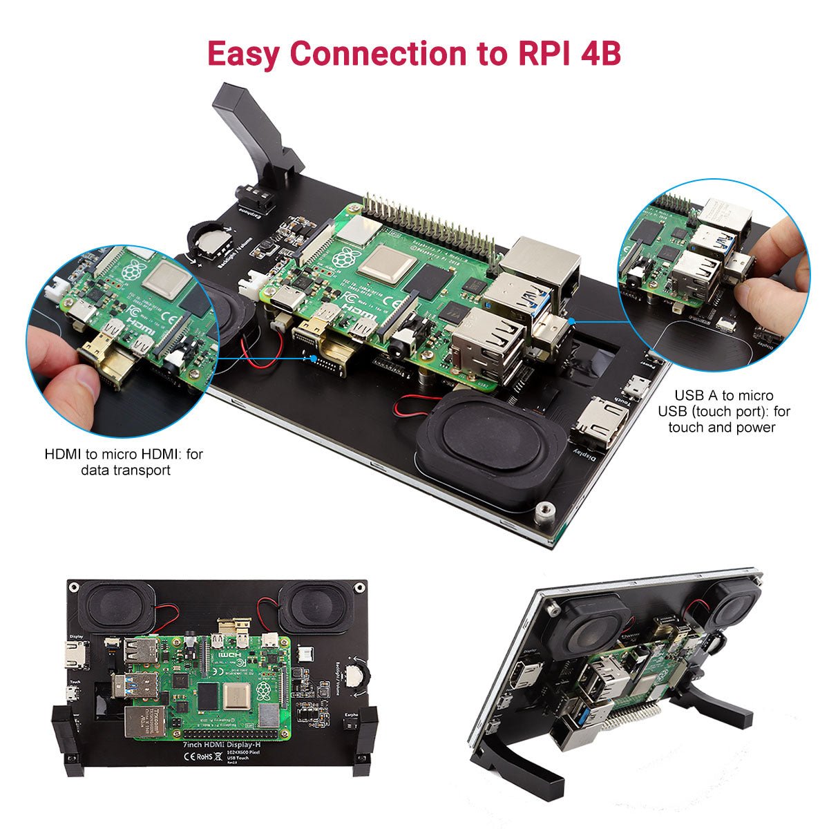 easy connection with Raspberry Pi