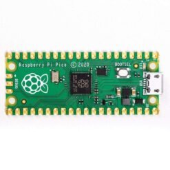 Alternative view of Raspberry Pi Pico RP2040 Microcontroller Board