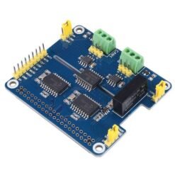 Waveshare 2-Channel Isolated CAN Expansion HAT for Raspberry Pi, Dual Chips Solution