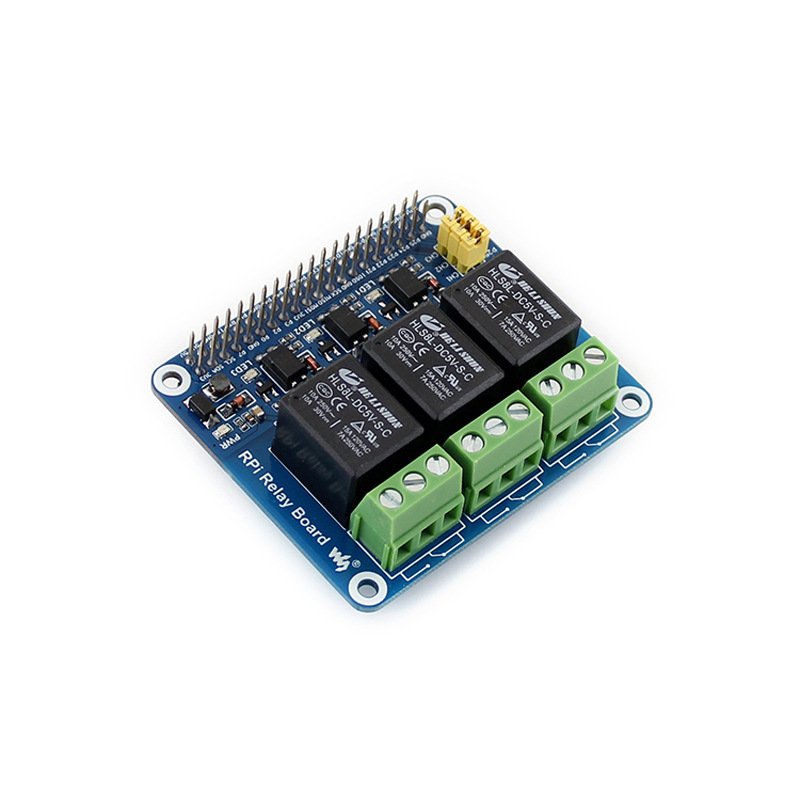 Waveshare 3 Channel Relay HAT Smart Home for Raspberry Pi 3