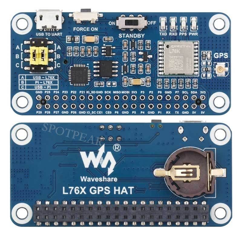 Waveshare L76X Multi-GNSS HAT for Raspberry Pi, GPS, BDS, QZSS - Image 5