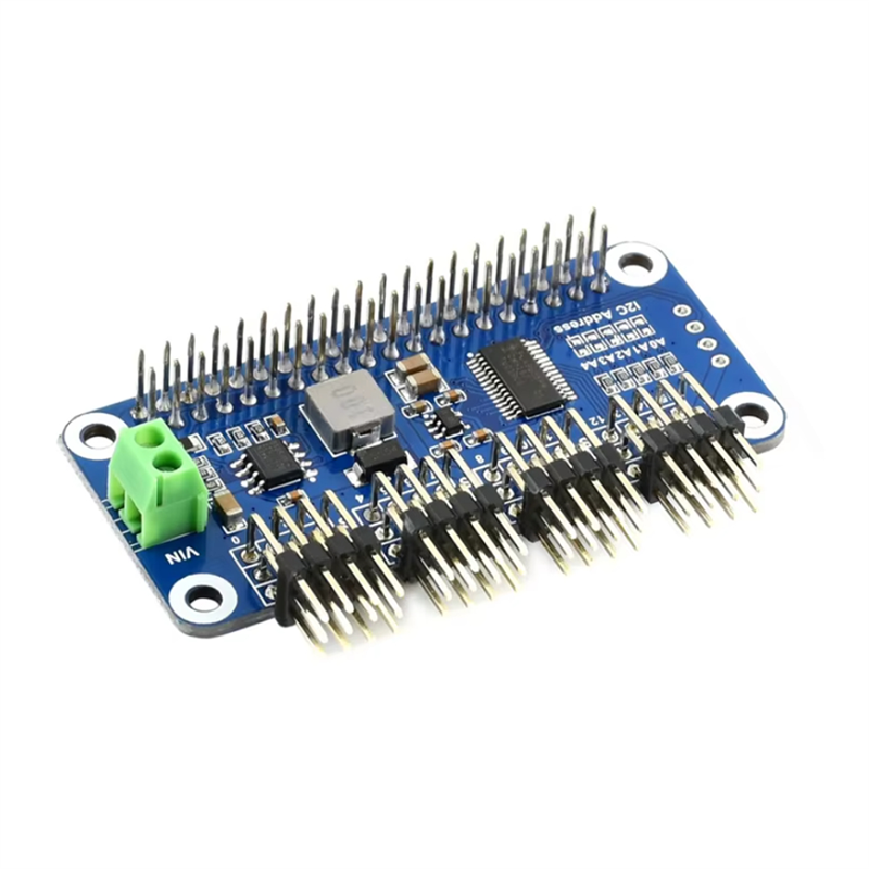 Waveshare Servo Driver HAT (B) for Raspberry Pi, 16-Channel, 12-bit, I2C - Image 2