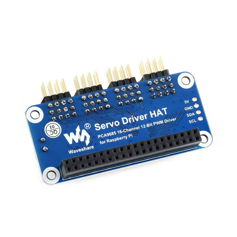 Waveshare Servo Driver HAT (B) for Raspberry Pi, 16-Channel, 12-bit, I2C - Image 4