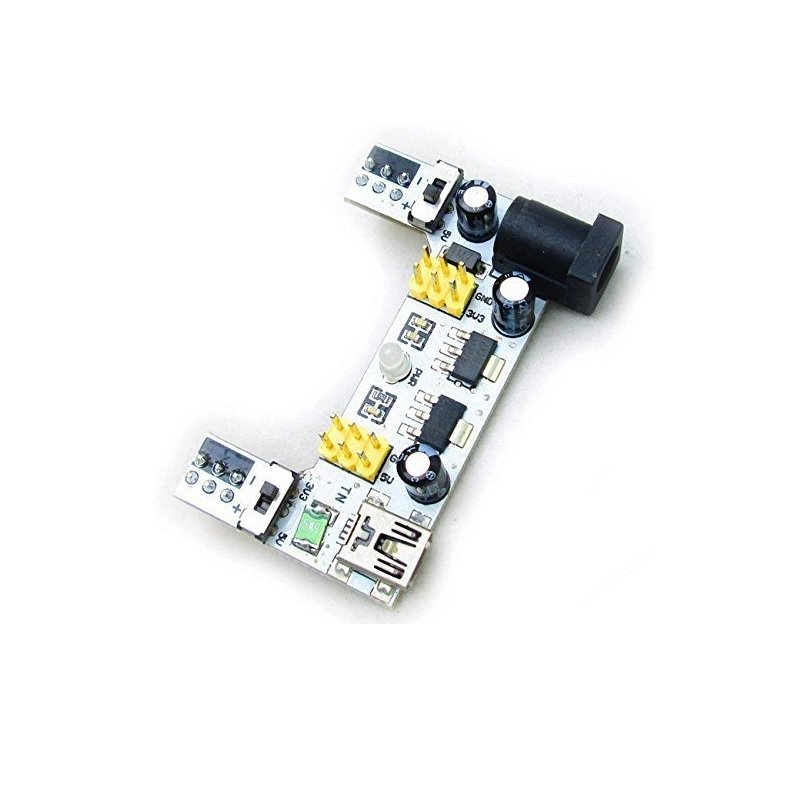 XD-42 5V/3.3V Dual Channel Solderless Breadboard Power Supply Module - Image 2