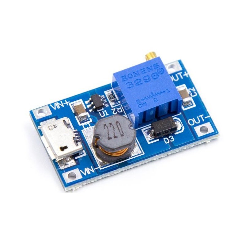 XY-016 2A DC-DC Step Up 5V/9V/12V/28V Power Module with Micro USB - Image 3