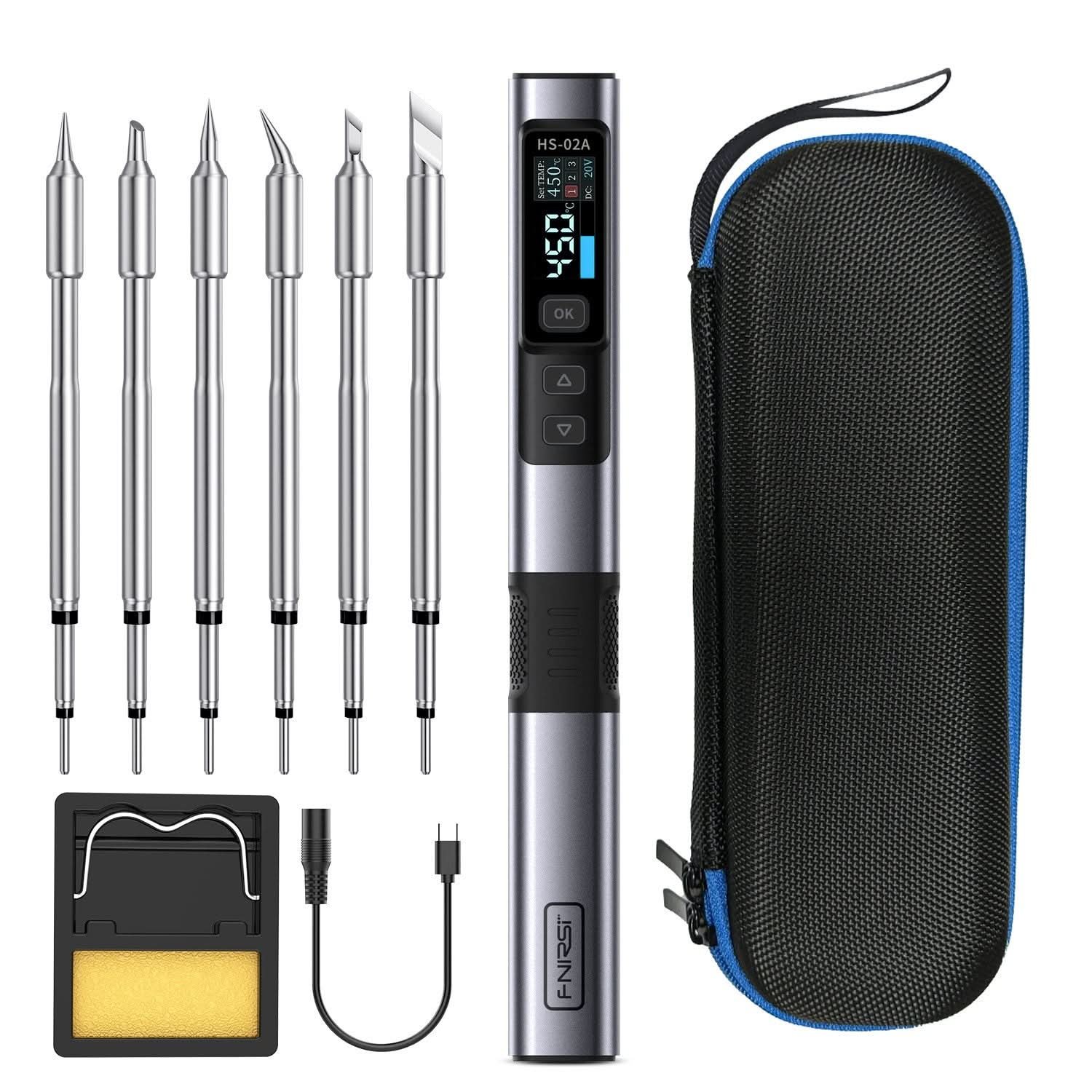 FNIRSI® HS-02 Intelligent Soldering Iron - Image 11