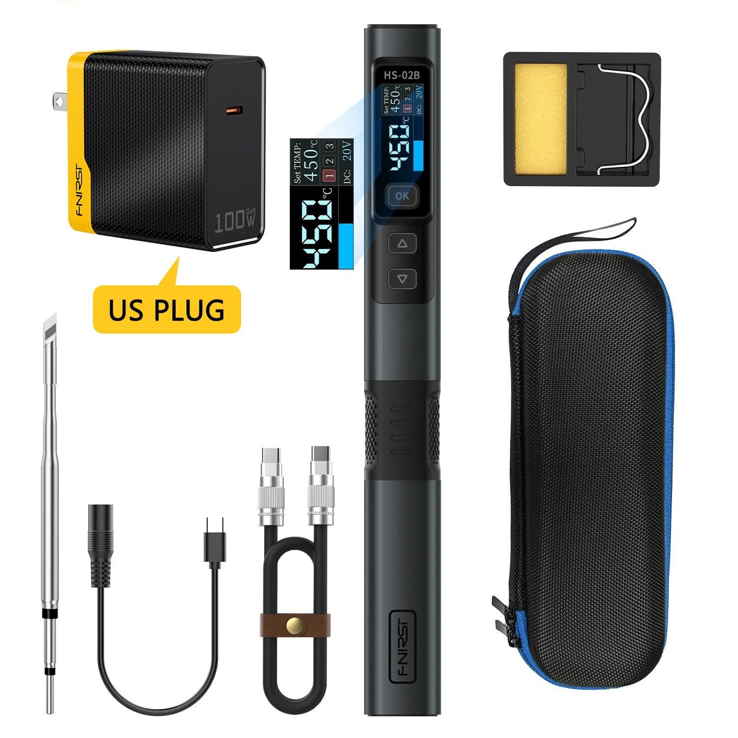 FNIRSI® HS-02 Intelligent Soldering Iron - Image 18