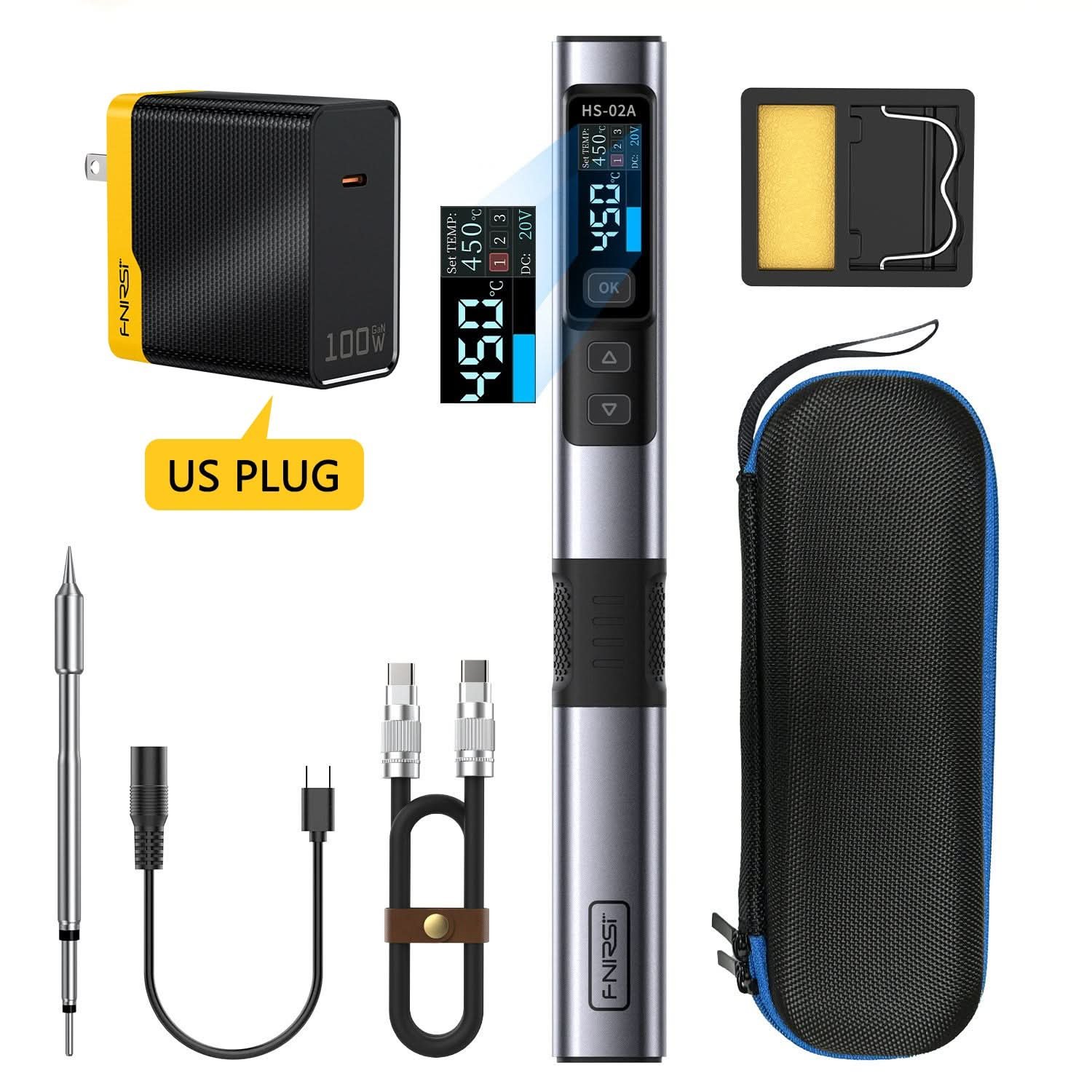FNIRSI® HS-02 Intelligent Soldering Iron - Image 9