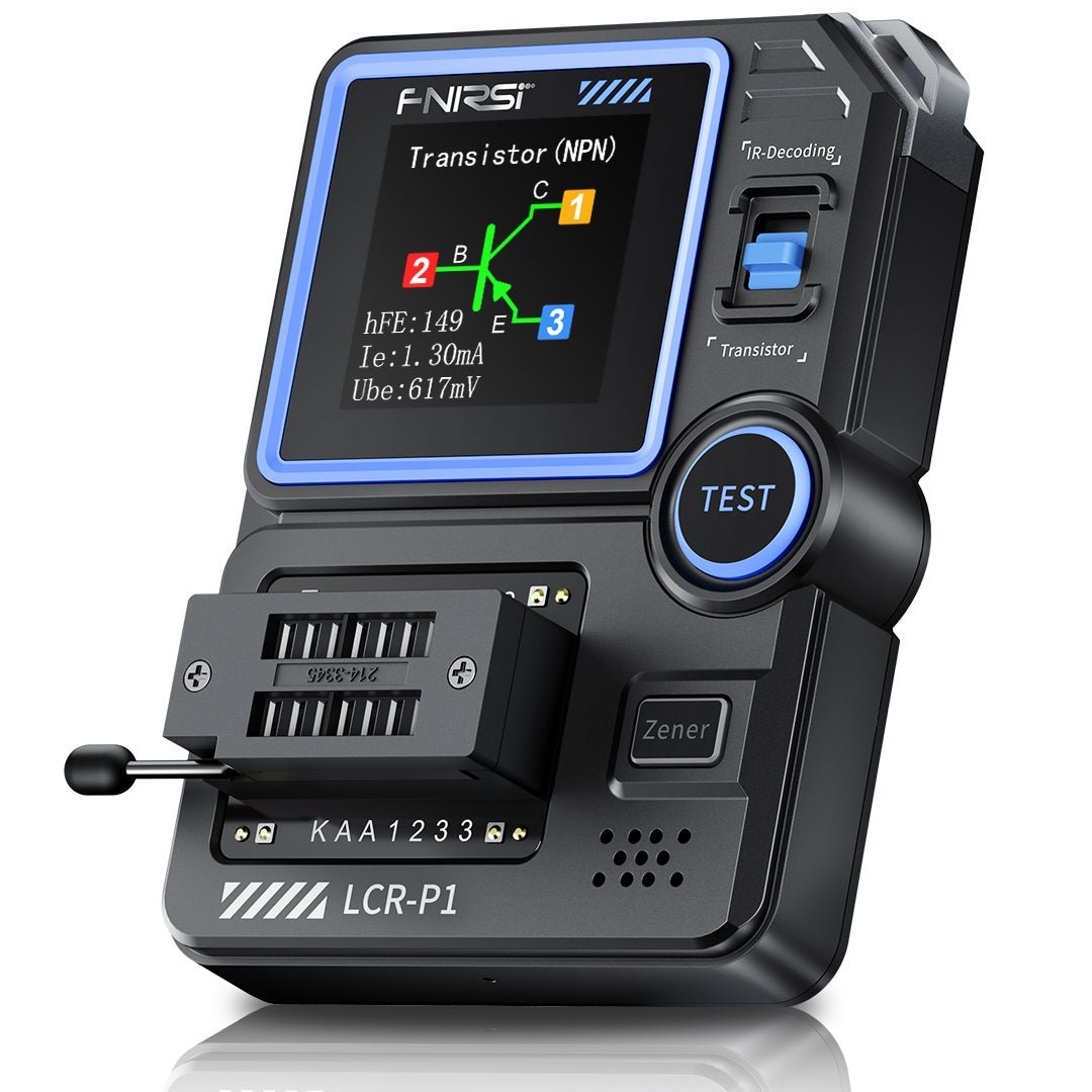 FNIRSI® LCR-P1 Multifunction LCR Transistor Capacitor Tester