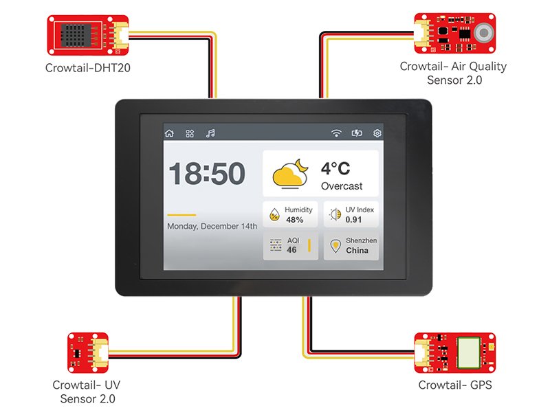 ESP32 S3 display with sensors