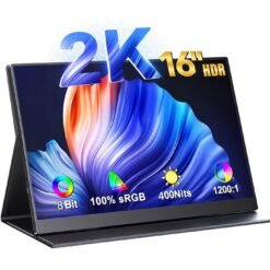 16" Portable Monitor IPS Display HDMI USB-C for Laptop Mac Playstation