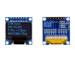 Alternative view of Blue SPI OLED LCD Module