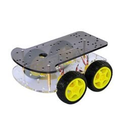 Smart car chassis 4WD four wheel drive smart car with double layer for arduino