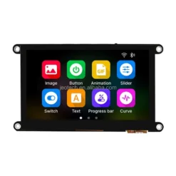 JEO ESP32-S3 4.3-Inch IPS Capacitive Touch Screen LCD Display Module with WiFi & Bluetooth