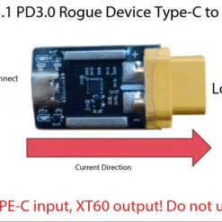 Type-C to XT60 PD3.1-PD3.0 Decoy Trigger Module