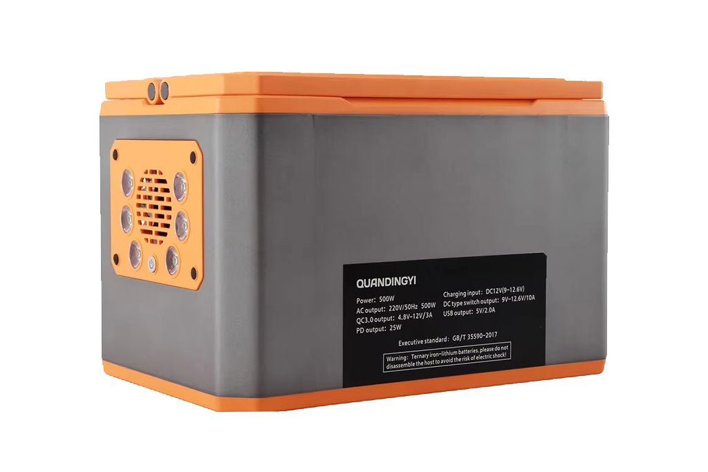 lithium portable pack power banks & power station 500W solar home energy storage power supply outdoor - Image 2