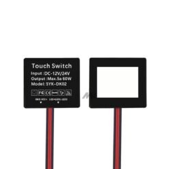 Bathroom LED Dimmer 12v Touch Sensor 60W Capacitive Touch Sensor Switch 5A Touch Dimmer for Mirror Light