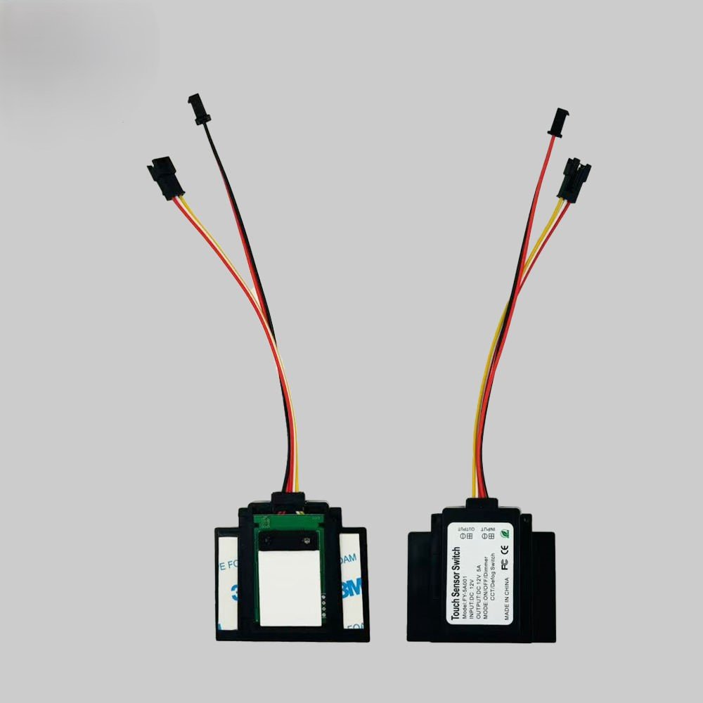 YZKJ-WSS-CJTC Amazing DC12V 5A 60W Control RGB LED Strip Light Smart Hand Wave Capacitive Dimming Sensor Switch for Mini Bath Mirror