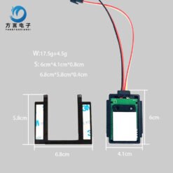 Alternative view of YZKJ-WSS-CJOC Amazing DC12V 5A 60W Control RGB LED Strip Light Smart Hand Wave Capacitive Dimming Sensor Switch for Mini Bath Mirror