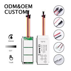 Manke Premium DC12V24V Three-Button Touch Sensor Switch with Anti Fog Brightness Memory Function IP21 Smart for Mirror Lights