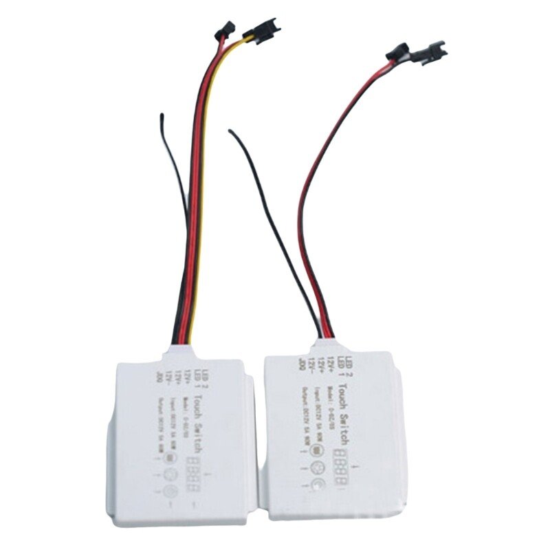 YZKJ-B3-OTTC Single Touch Switch Three Color Version Anti-fog Time Temperature Display 5A 60W 12V Convenient Touch Switches Adjustment Touch Control for Bathroom Glass Lighting - Image 4