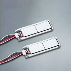 12V 5A 60W Three-Color LED Smart Double Key Dimmer Defogger Touch Sensor Switch IP21 Rating Split Design for Bathroom Mirror LED