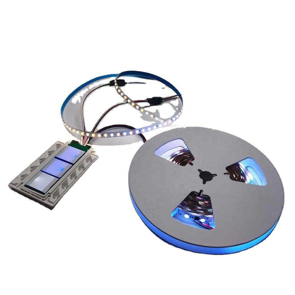 YZKJ-F3-FFCL 12V 5A 60W Three-Color LED Smart Double Key Dimmer Defogger Touch Sensor Switch IP21 Rating Split Design for Bathroom Mirror LED - Image 5