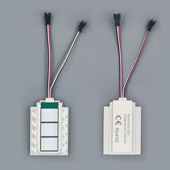 YZKJ-LD-DTOC Three Rada Switch Single Color Version Anti-fog 5A 60W 12V - Image 2