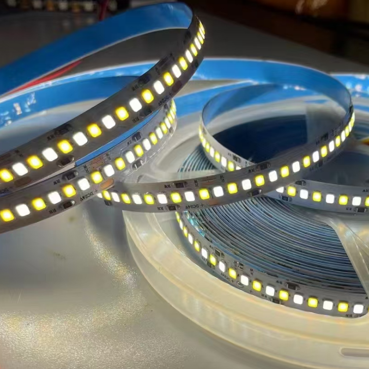 2835LED Light Strip 12/24V 60LEDs 3000K 4000K 6000K RA80 IP20 SANHUA Dual Color Interior Decor Lighting RGB - Image 2