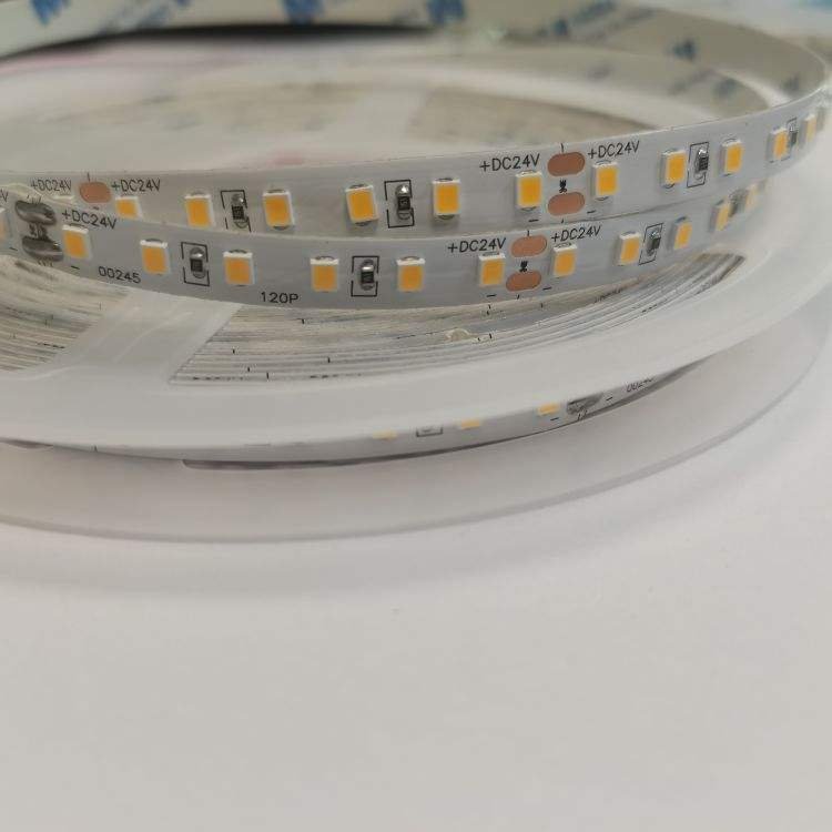 2835LED Light Strip 12/24V 60LEDs 3000K 4000K 6000K RA80 IP20 SANHUA Dual Color Interior Decor Lighting RGB