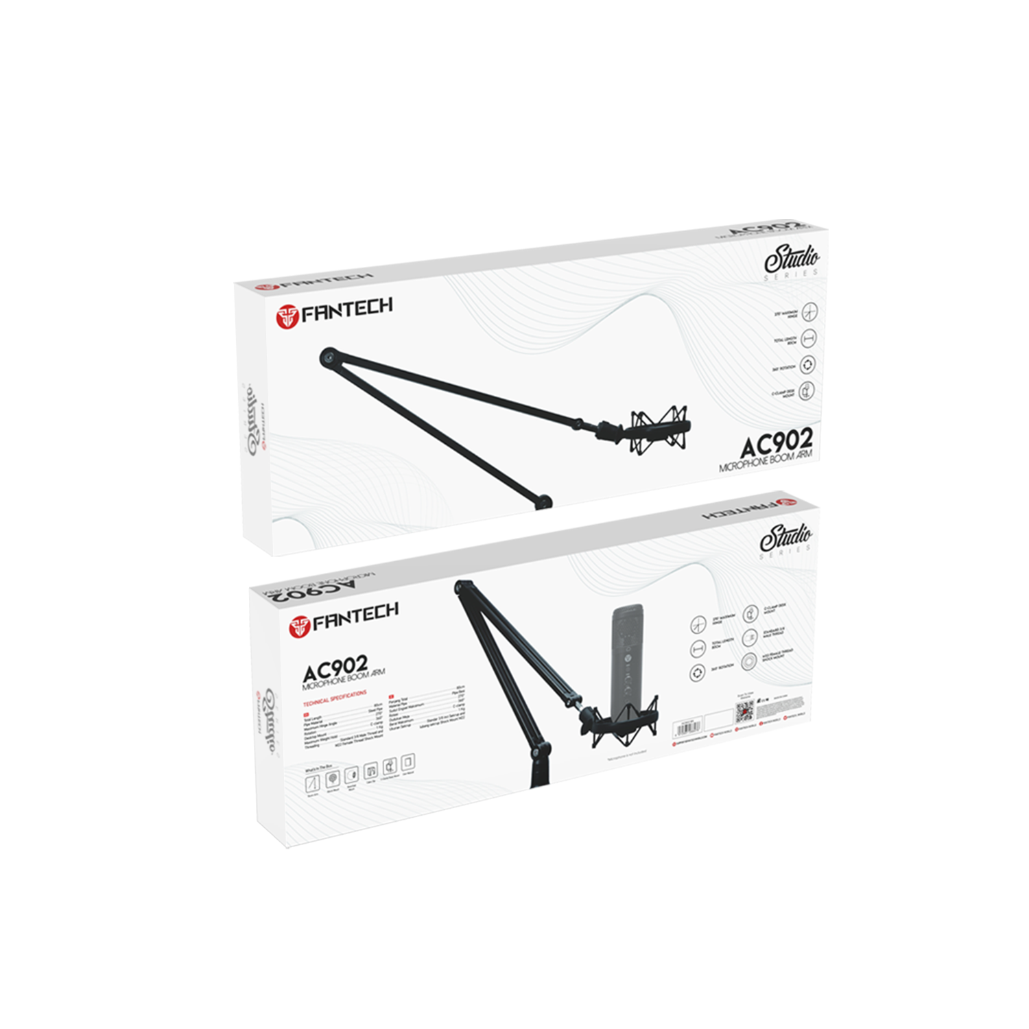 FANTECH AC902S 360 Degree Rotating Friendly Functionality Sturdy Flexible Microphone Stand - Image 6