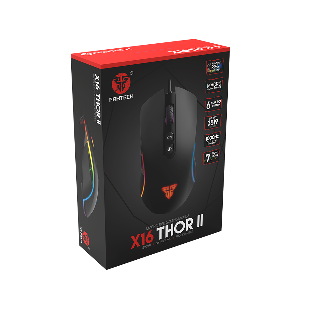 Fantech Thor II X16 Macro RGB Gaming Mouse - Image 6