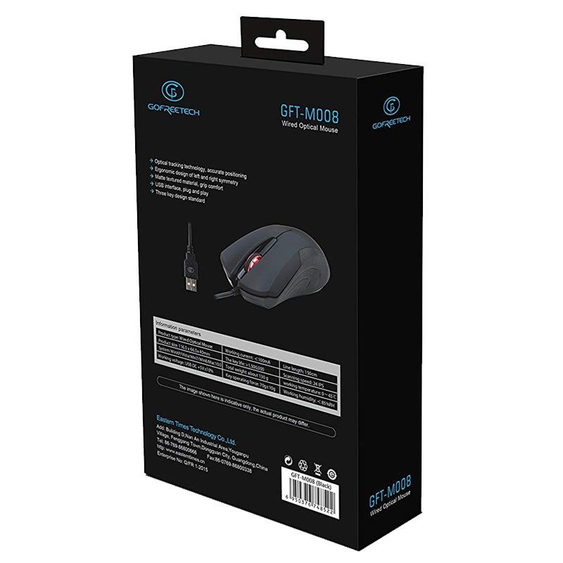 GFT-M008 Wired Optical Mouse - Image 4