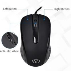 Alternative view of GOFREETECH GFT-M011 Wired Mouse - Black