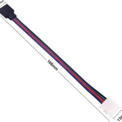 Alternative view of LED3528/5050 bare board light strip accessories 8/10mm solderless clip RGB connector 2/4P single/double