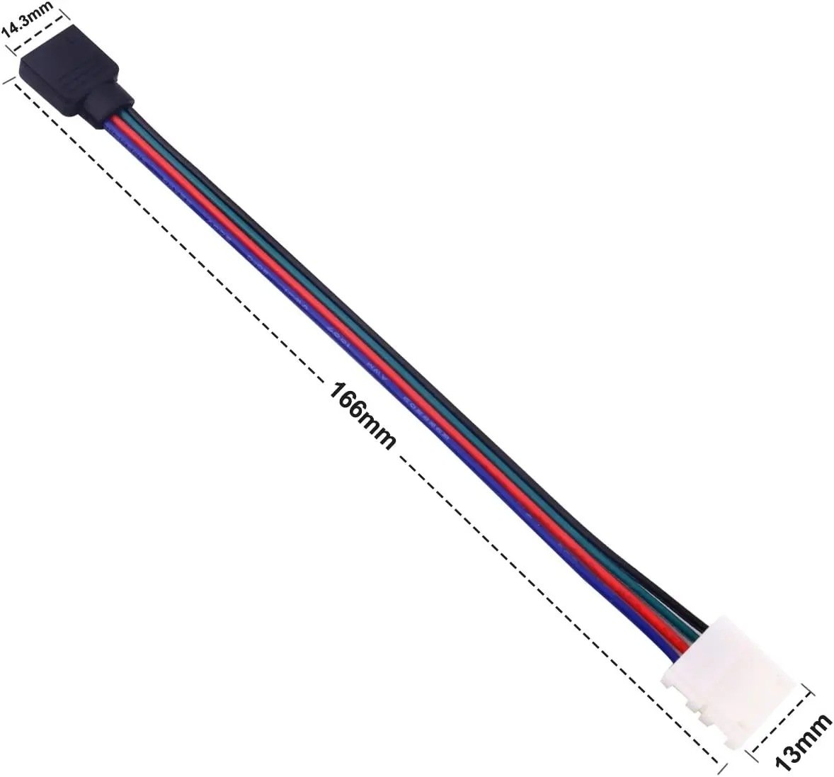 LED3528/5050 bare board light strip accessories 8/10mm solderless clip RGB connector 2/4P single/double - Image 2