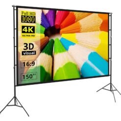 Alternative view of TRIPOD PROJECTOR SCREEN 8X6