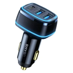 US-CC126 C24 80W 3 Ports Fast Car Charger