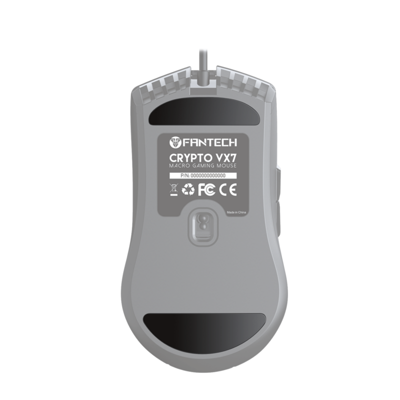 Wired FANTECH CRYPTO (White) VX7 2.4 Wired Ergonomic Mouse for PC Computer Case Desktop Gaming Mouse - Image 4