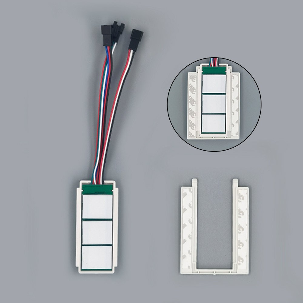 YZKJ-F3-PMD Popular DC12V RGB Strip Light Strip with Three-Color Touch Sensor Switch for Mirrors Includes Defogging Feature 5A 60W - Image 5