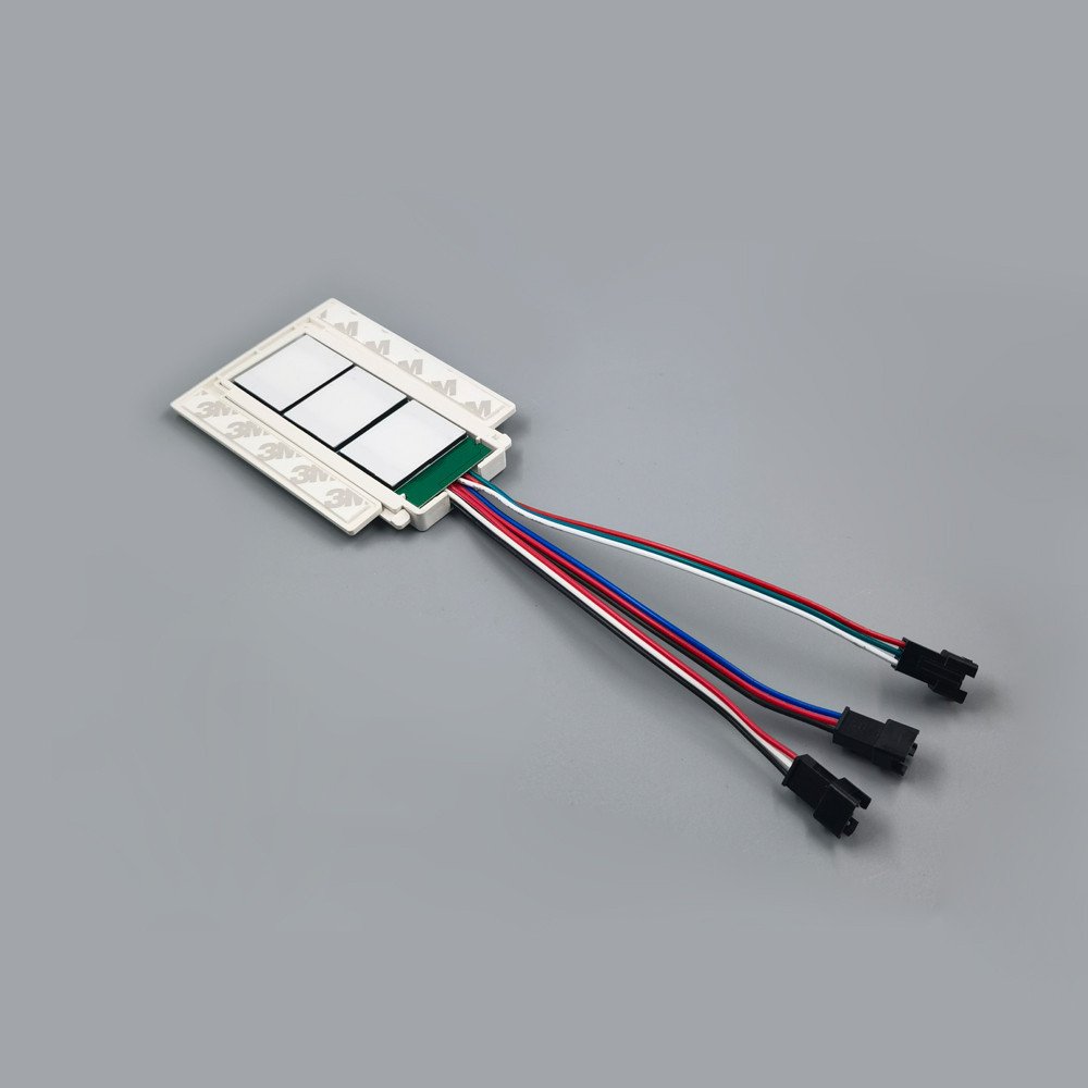 YZKJ-F3-PMD Popular DC12V RGB Strip Light Strip with Three-Color Touch Sensor Switch for Mirrors Includes Defogging Feature 5A 60W - Image 3