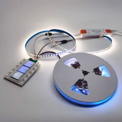 Alternative view of YZKJ-F3-PMD Popular DC12V RGB Strip Light Strip with Three-Color Touch Sensor Switch for Mirrors Includes Defogging Feature 5A 60W