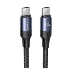 USAMS US-SJ525 U71 100W PD Fast Charging Type-C to Type-C Data Cable (2M)