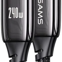 USAMS 580-U82 PD 240W Fast Charging Data Cable Type C to Type C Zinc Alloy Cable 2 M