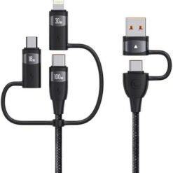 USAMS Multi-functional U85 PD100W 6in1 Fast Charging Cable data cable Type-c cable